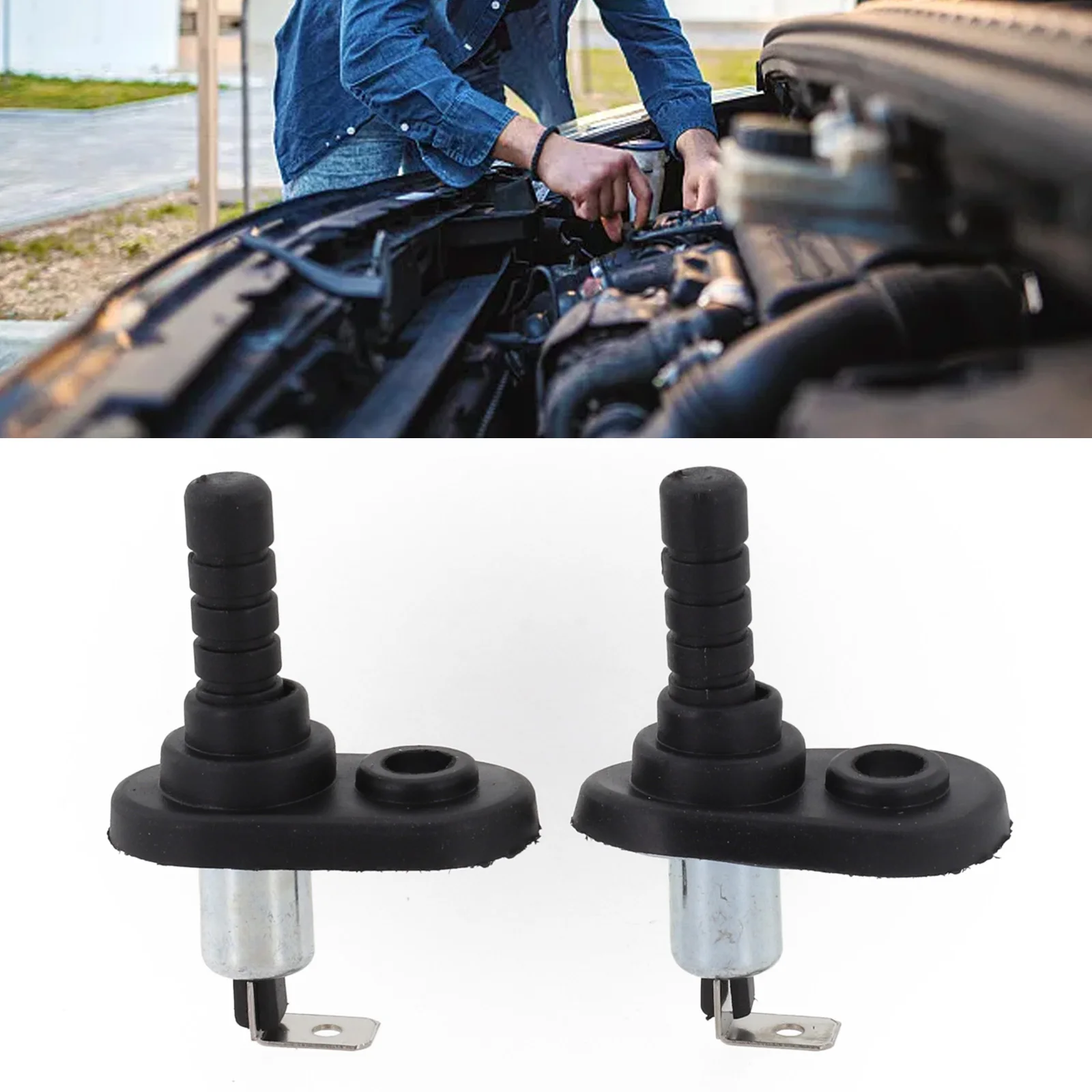 

Auto Trunk Notice Car Domelight 12V Car Switch Electronic Flange Mount Safety And Stability Water Proof Design Black Color