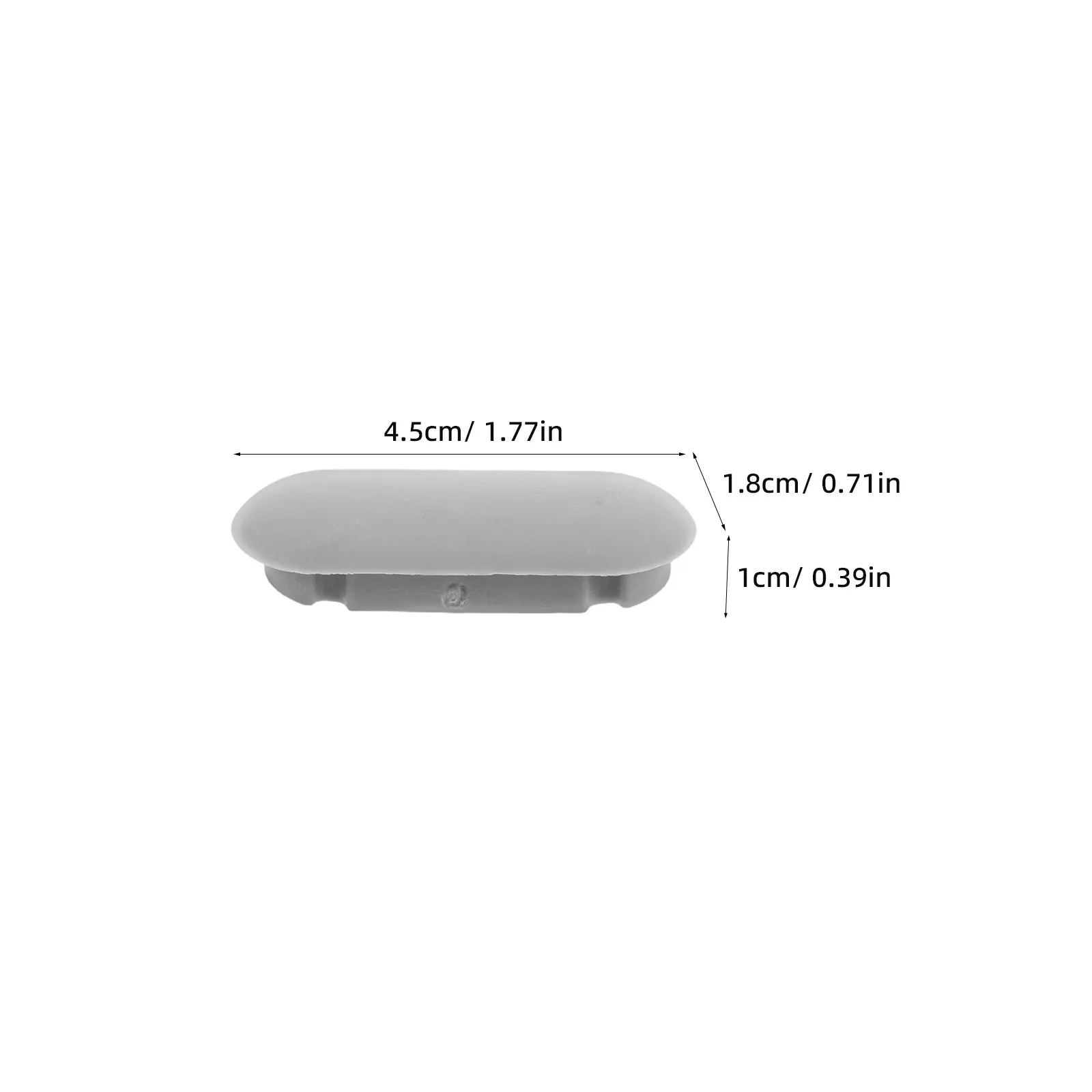 4Pcs Toilet Seat Noise Protector Bumpers Grey Cushion Pads Cushioning Protection Bidet Compatible Toilet Seat Spacer Replacement