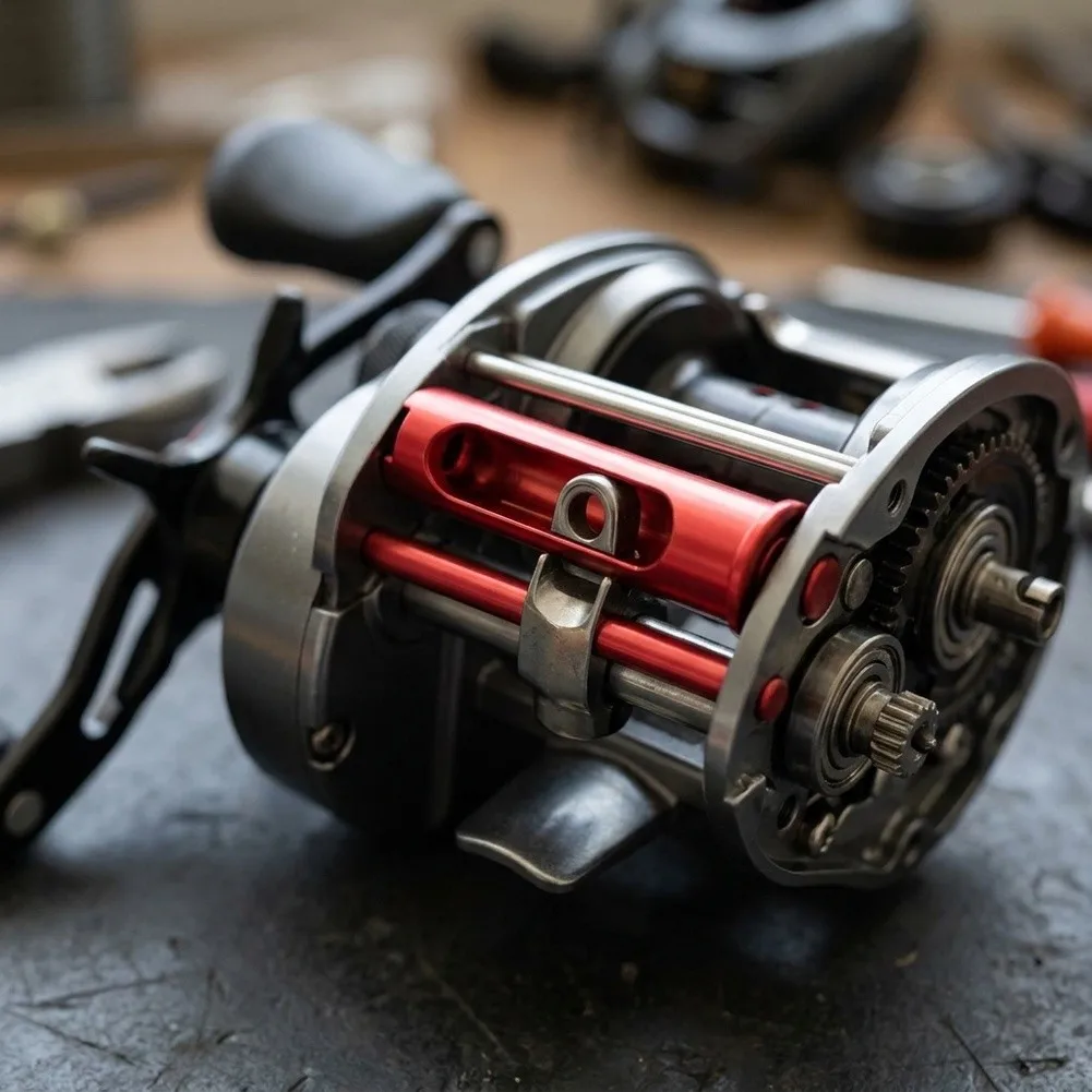 Fishing Reel Fishing Reel Parts Line Guide Set Aviation-grade Aluminum Lightweight Construction Two-piece Design For Abu MAX P5