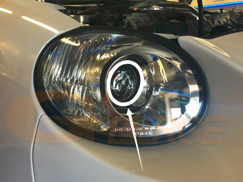 Для Toyota Celica T20 1994 1995 1996 1997 1998 1999 Отличные ультра яркие переключающие DRL указатели поворота со светодиодной подсветкой Angel Eyes Halo Rings