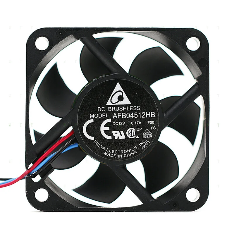 

H For DELTA AFB04512HB-FOO 4515 12V 0.17A three-wire durable cooling fan
