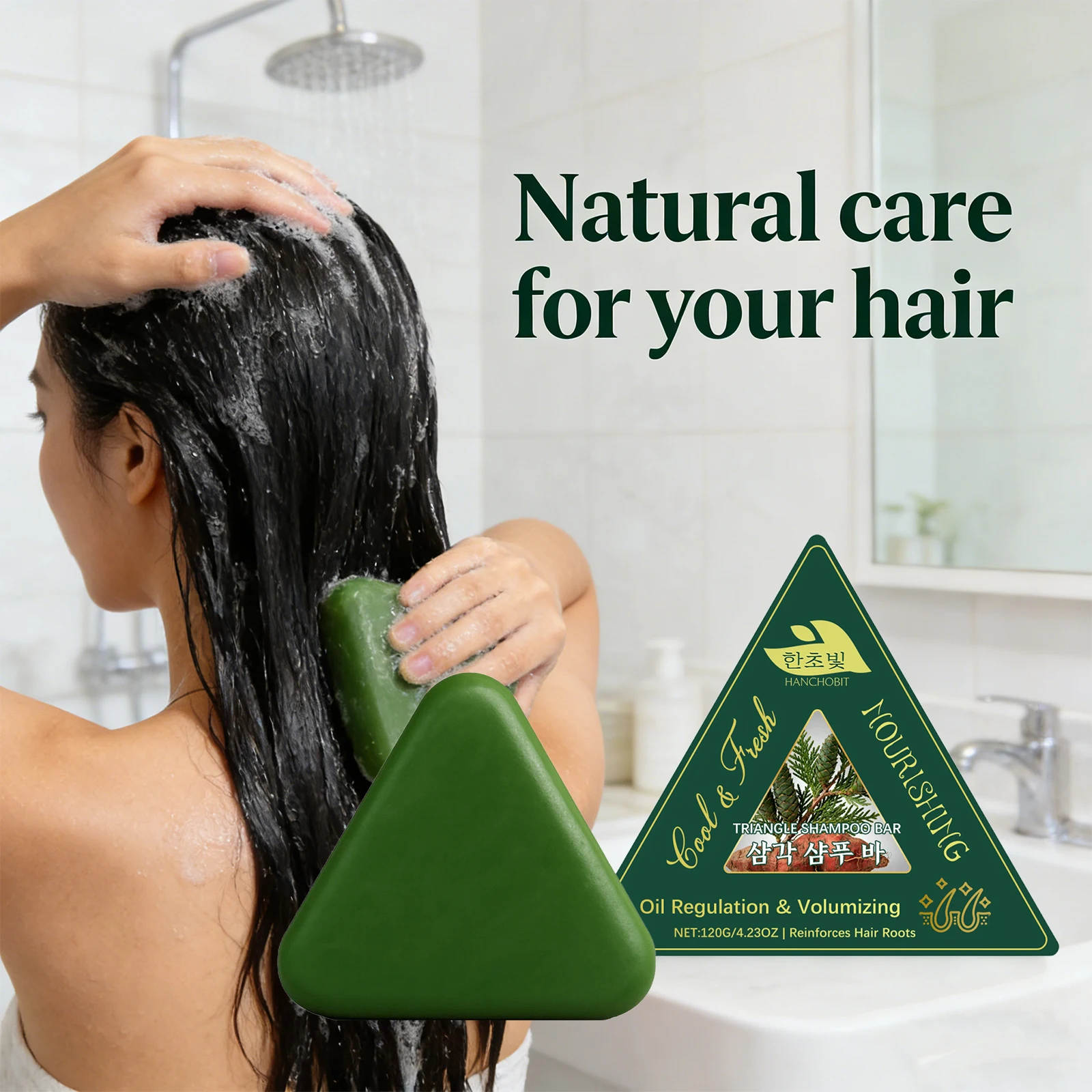Herbal Shampoo Soap Reduce Hair Breakage Cleaning Anti Dandruff Oil Control Restore Nutrition Strengthening Scalp Handmade Soaps