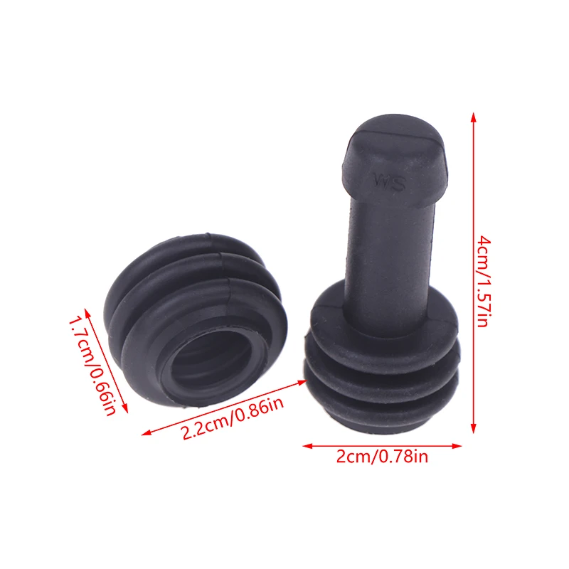 

2PCS Motorcycle Brake Caliper Upper & Lower Pump Dust Cover Rubber Shock Absorber Sleeve Waterproof Disc Brake Pump Cap