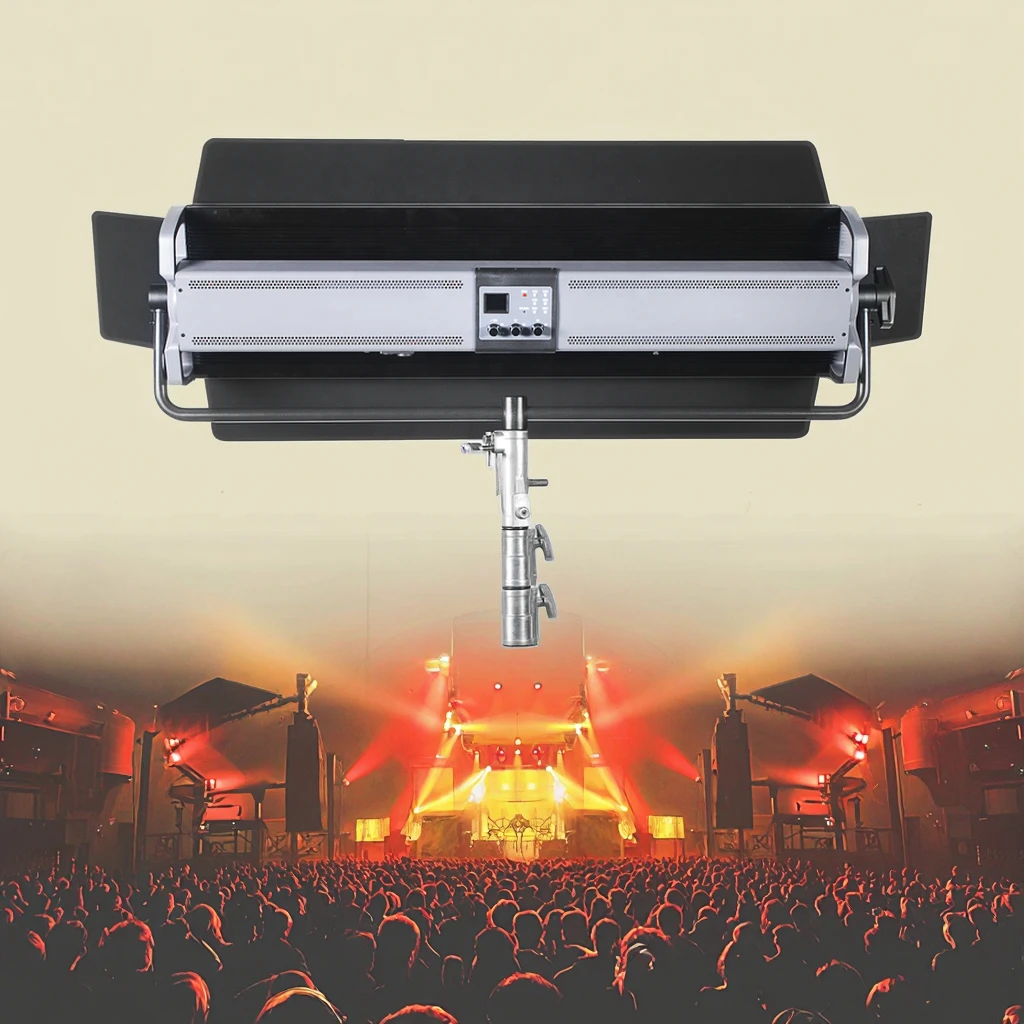 EV LIGHT Professional 700W 5-in-1 RGBCW LED Projection Lights IP65 Rated DMX512 Control CRI96+ Aluminum Stage/Studio/Events