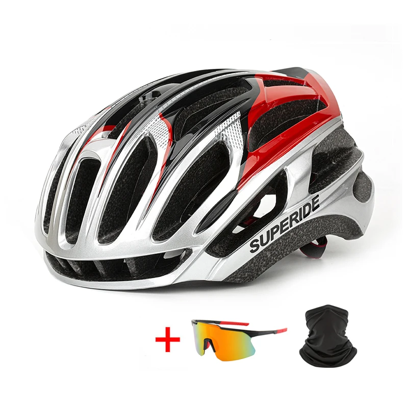 SUPERIDE Men Women Road Bike Mountain Bike Helmet Sports Aero Racing Cycling Helmet Anti-impact TRAIL DH MTB Bicycle Helmet