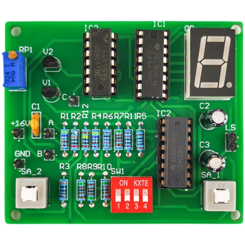 Programmable Timer Electronic DIY Kit Electronic Components Supplies DIY Kit for Adults Electronic Parts
