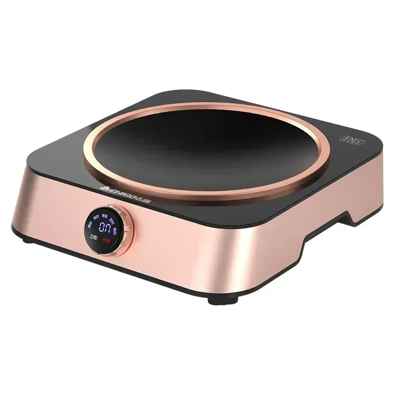 220V Zhi Gao Induction Cooker with Safety Lock 2200W, 3500W High Power wok，Concave Design DC