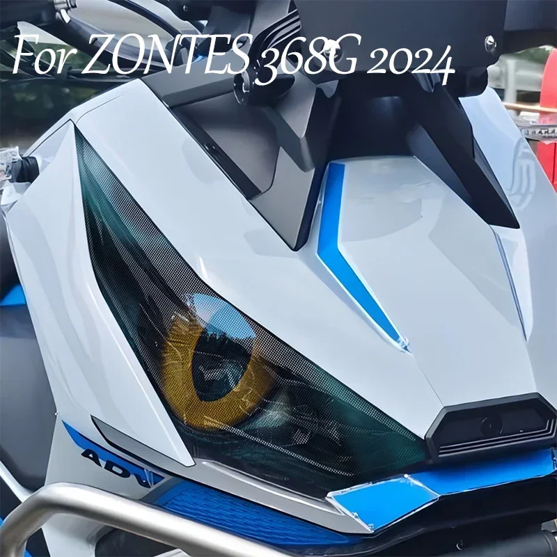 Waterproof Motorcycle Headlight Guard Stickers Motorbike Head Light Decal Protection For Zontes 368G 368 G 368g 2024 Accessories
