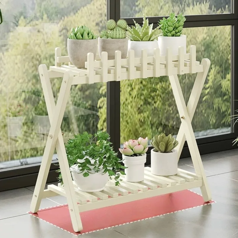 Garden Flower Plant Stands Wooden Patio Cute White Plant Stands Shelf Corner Estante Para Plantas Garden Furniture Outdoor
