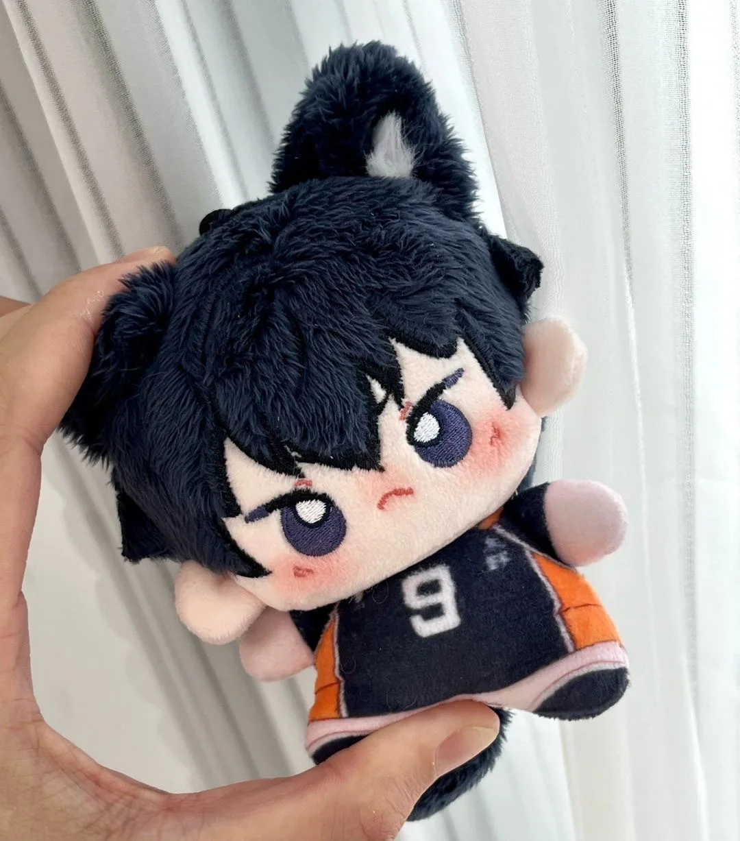 10 سنتيمتر جديد اليابان Haikyuu ألعاب من نسيج مخملي هيناتا شويو المفاتيح توبيو كاجياما يو Nishinoya حقيبة قلادة كرة طائرة صغيرة محشوة دمية هدية #2