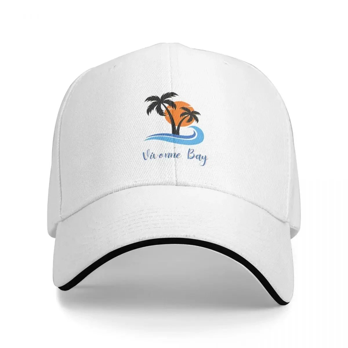 Vivonne Bay Baseball Caps Snapback Fashion Baseball Hats Breathable Casual Outdoor Unisex Polychromatic Customizable