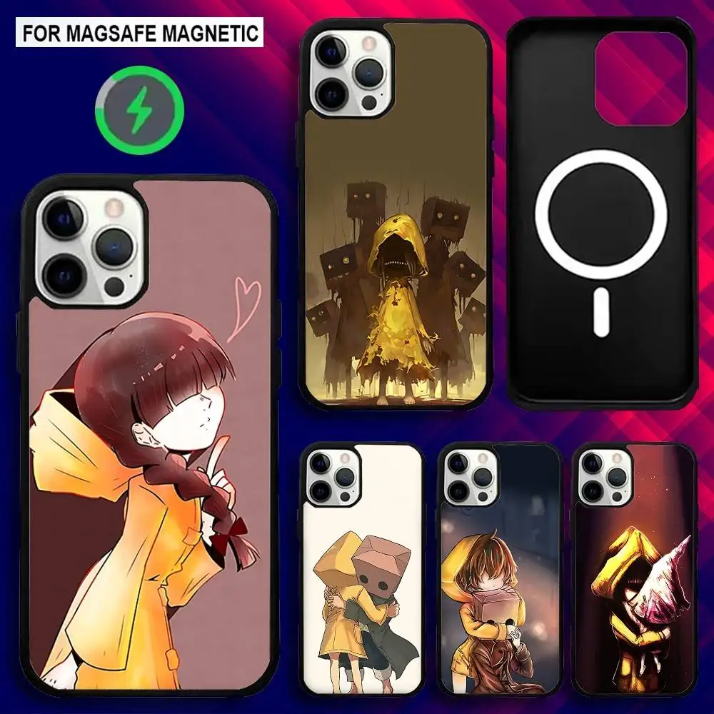 

Game Little N-Nightmares Phone Case For iPhone 17,16,15,14,13,12,11,Pro,Max,Plus,Mini,SE4,E Magnetic Magsafe Wireless Charging
