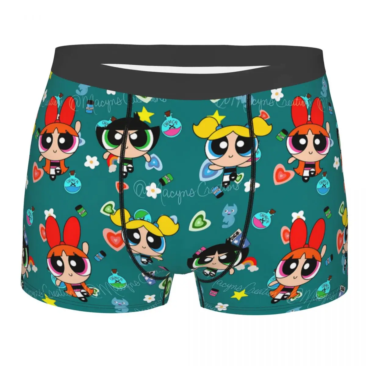 

Powerpuff Girls мультфильм анимация нижнее белье мужские сексуальные шорты-боксеры с принтом по индивидуальному заказу трусики
