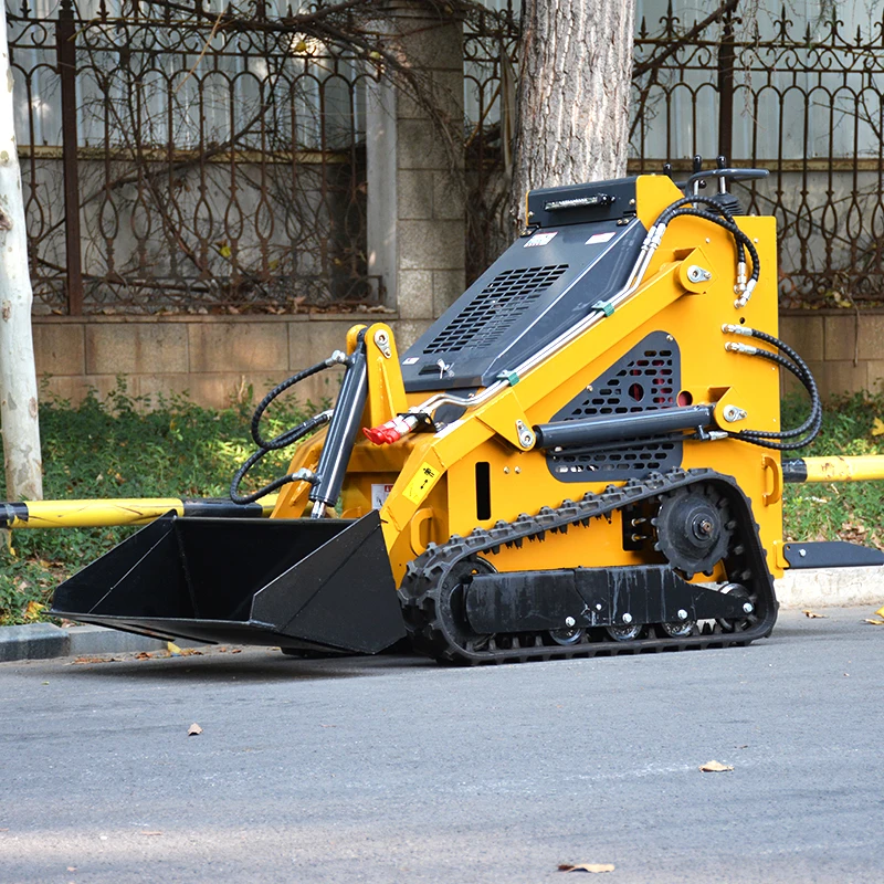 AST-360T 스키드 스티어 로더 미니 스키드 스티어 로더 크롤러 로더 건설 작업 농장 도로 공원 과수원 맞춤 제작