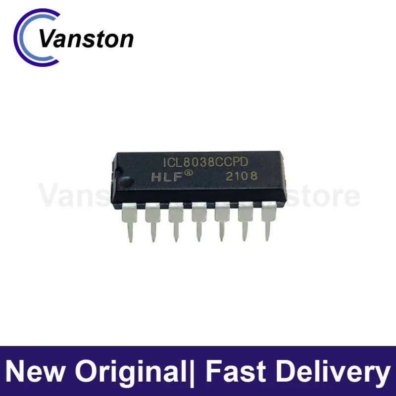 1pcs ICL8038 ICL8038CCPD Monolithic Precision Function Generator Direct Insert DIP14 Brand New In Stock Original