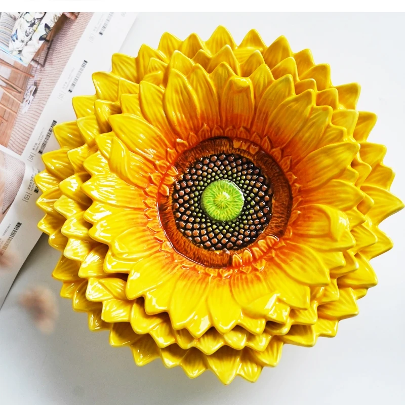 

Садовый керамический десерт, ручная роспись, подглазурное украшение