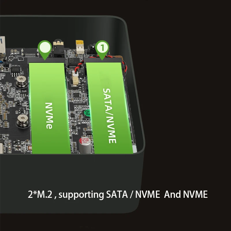 High Performance New Mini PC Portable DDR4 Integrated Card Quad Core Intel Alder Lake-N N97/N100/N150/N305