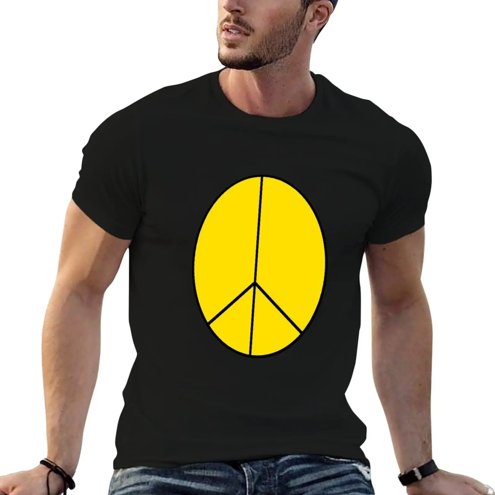 Mr. Van Driessen's peace shirt T-Shirt anime clothes boys whites workout shirts for men