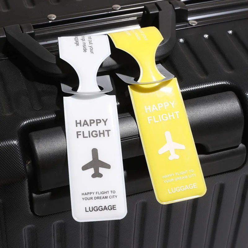 Fashion Fashion Travel Luggage Tags Cover Portable Suitcase ID Baggage Tag Holder with Letter Boarding Labels Accessory - Aliexpress Deal