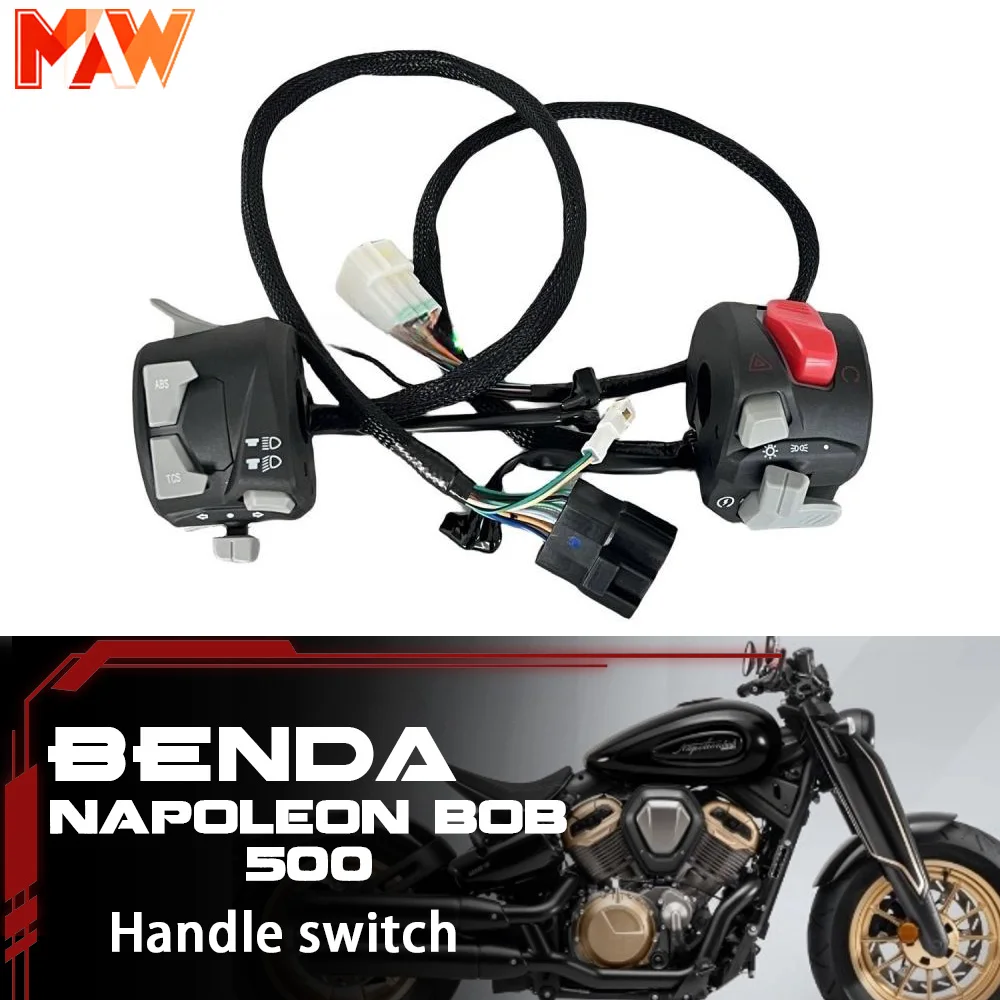 

BENDA Napoleon Bob 500, левый и правый переключатель на руле Benda Napoleon Bob 500, оригинальная кнопка зажигания