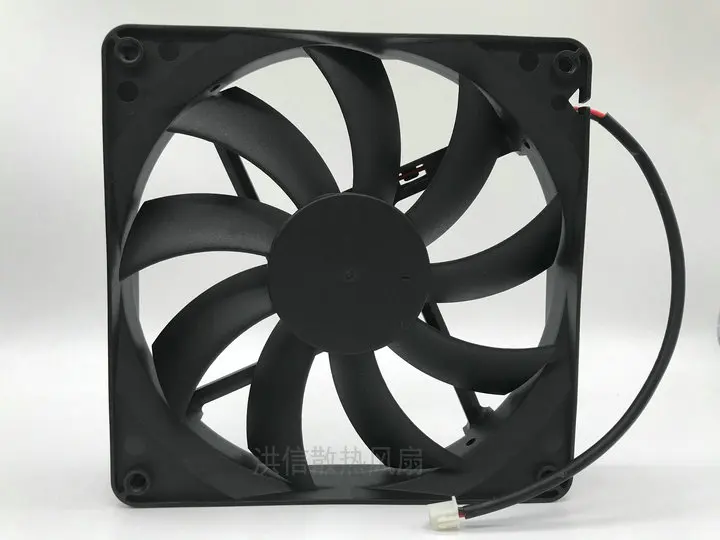 GLOBE FAN S1352512H DC 12V 0.33A 135x135x25mm 2-Wire Server Cooling Fan