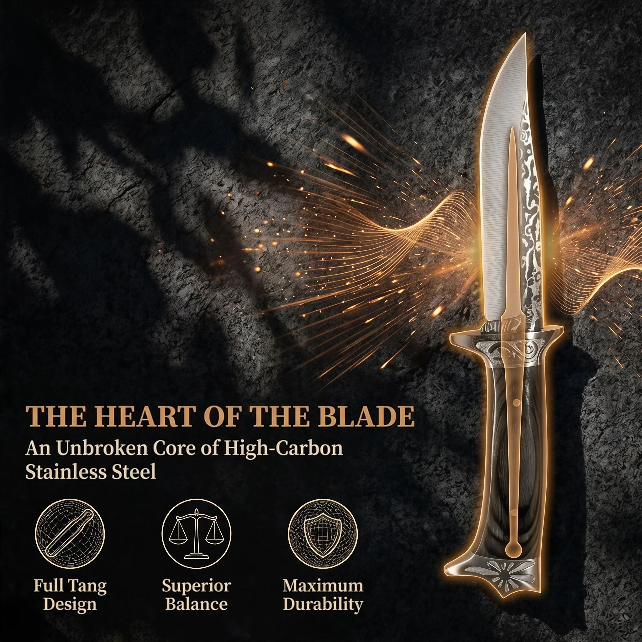 Faca Utilitária de Lâmina Fixa - Vintage Collectible Knives avaliação e preço