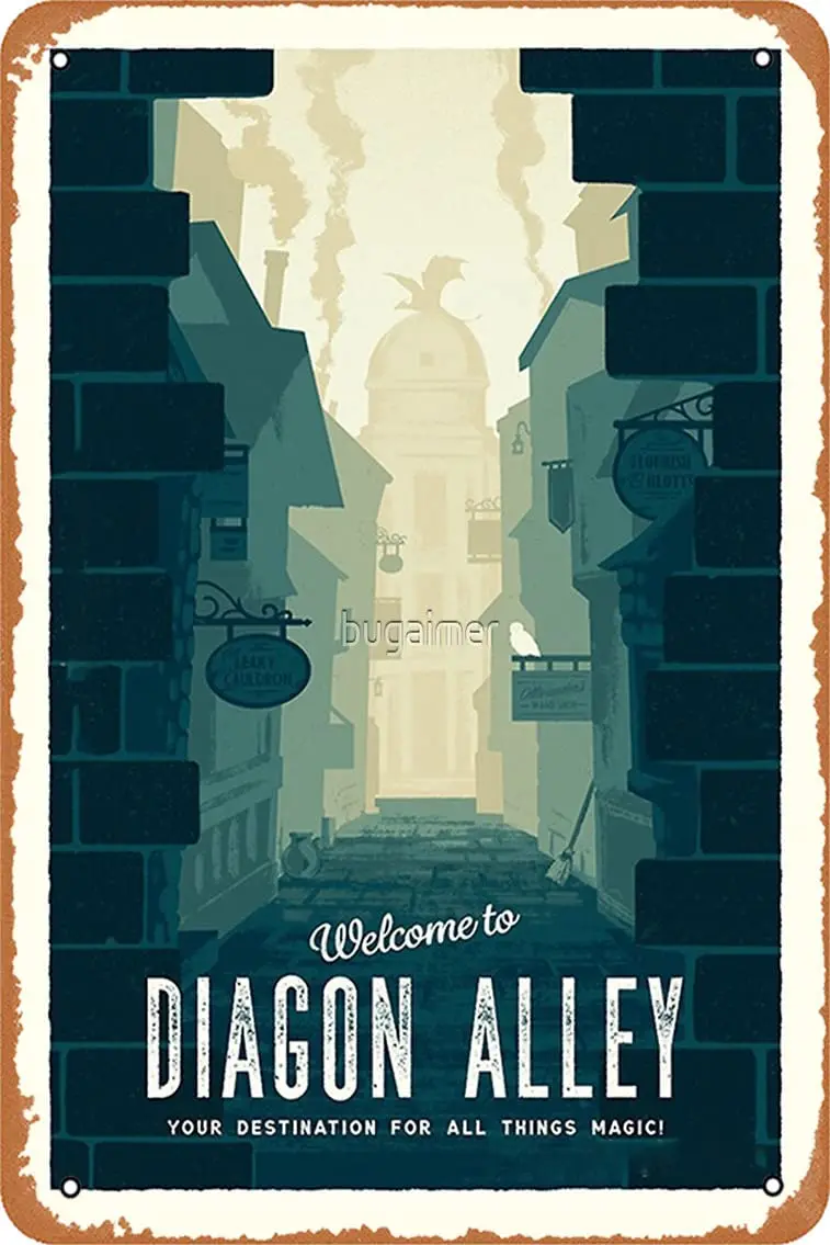 Yzixulet Diagon alley Photographic Print Vintage 8