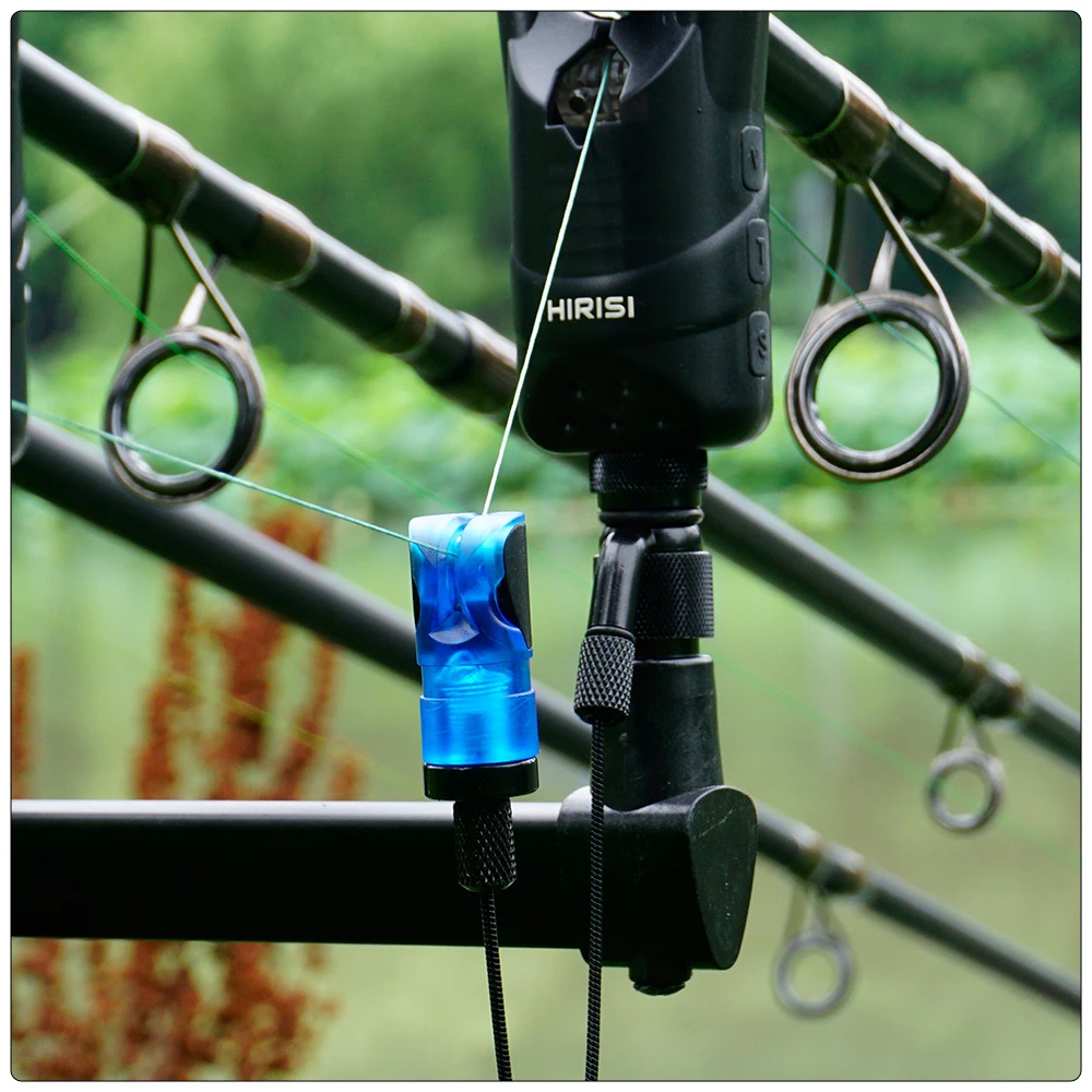 Hirisi 4 X Karpfenangel-Alarm-Swinger Drop-Off-Indikator Edelstahlkette für Karpfen- und Grobfischangeln B2043 Angelzubehör – Detail 6