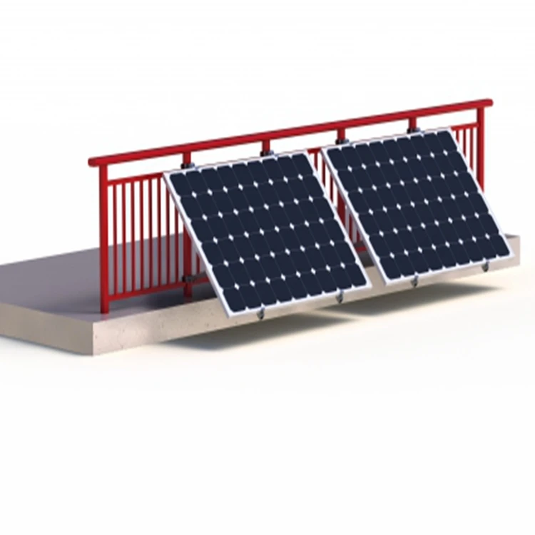 Solar Mounting Solar Panel Balcony Rail Mounting System Solar Panel Home Balcony PV Mounting Bracket Rail Kit