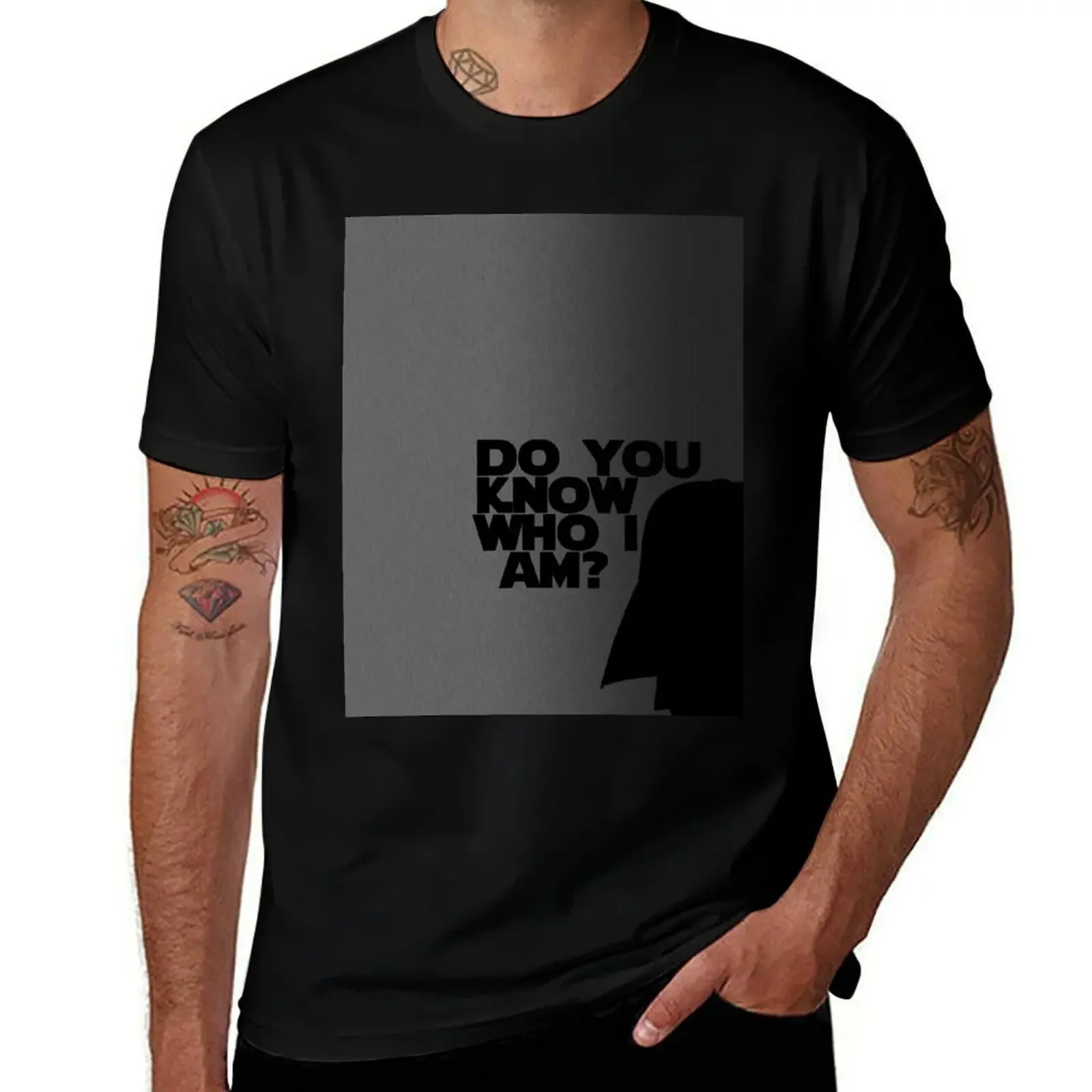 

Do You Know Who I Am T-Shirt tees korean fashion vintage graphic tee Men's clothing