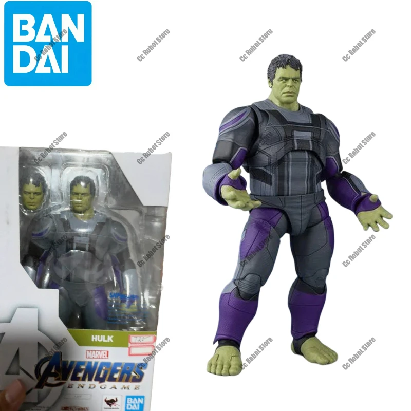 BANDAI Genuine S. H. Figuarts Series The  Endgame Eagle Eye, Hulk, Captain America Finished Product Movable Model