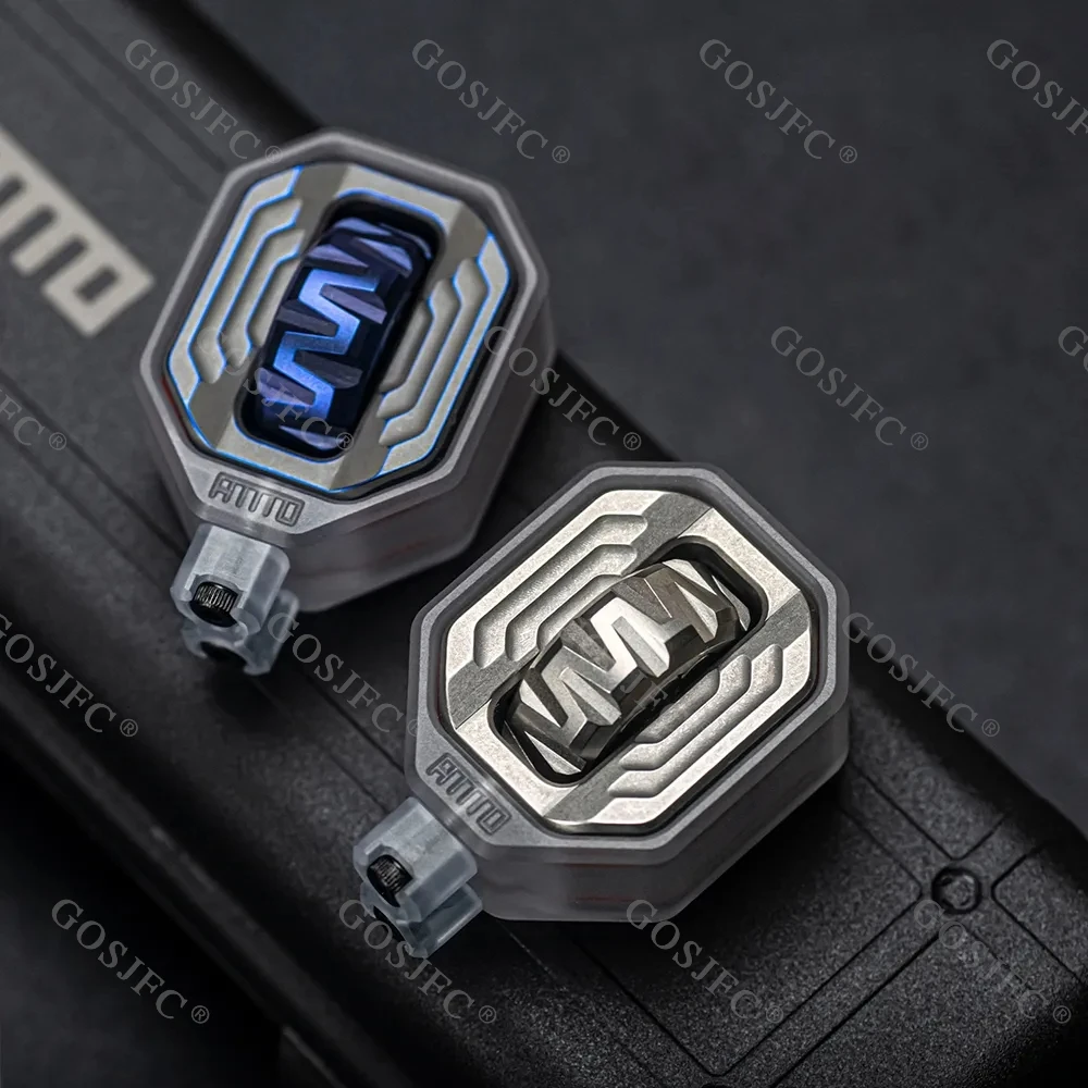 الذخيرة EDC GRAGKER-M الفقرة المغناطيسية اسئلة تململ سبينر التيتانيوم ألعاب متململة للبالغين لعبة لتخفيف التوتر #2