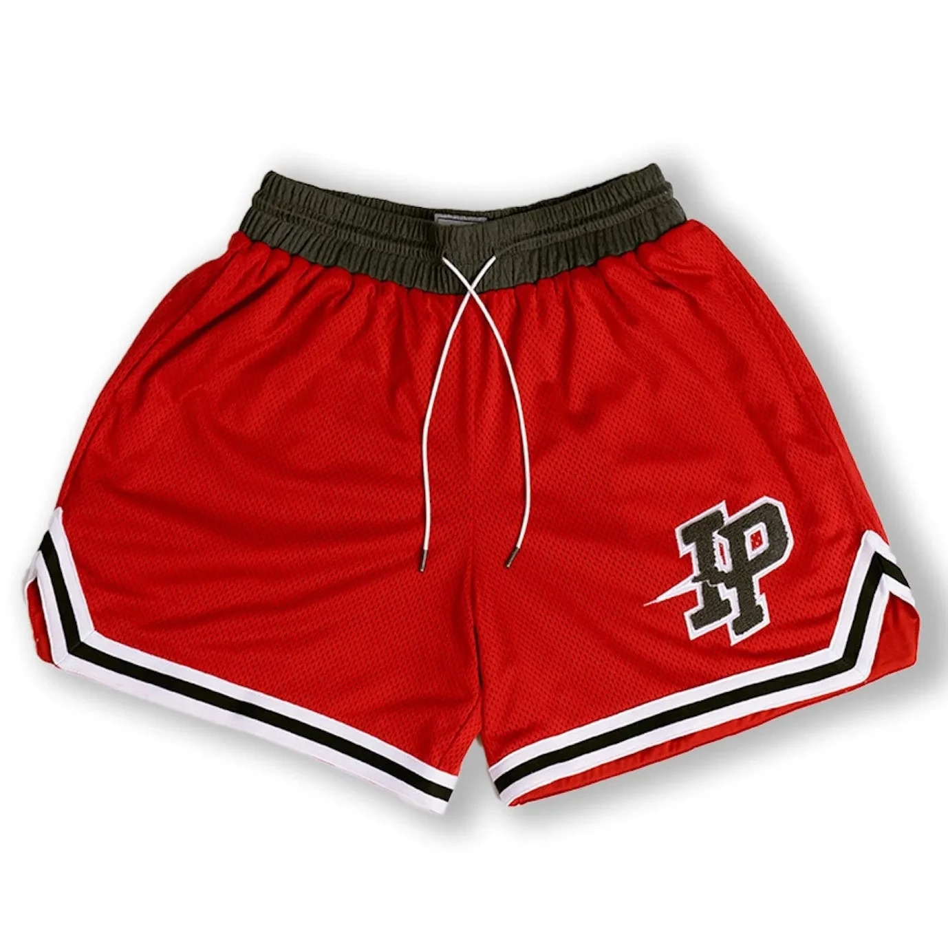 Sports Shorts Men\'s Pothole Quick Drying Stretch Mesh Three-Quarter Pants Towel Embroidered 2023 Drawstring Letters