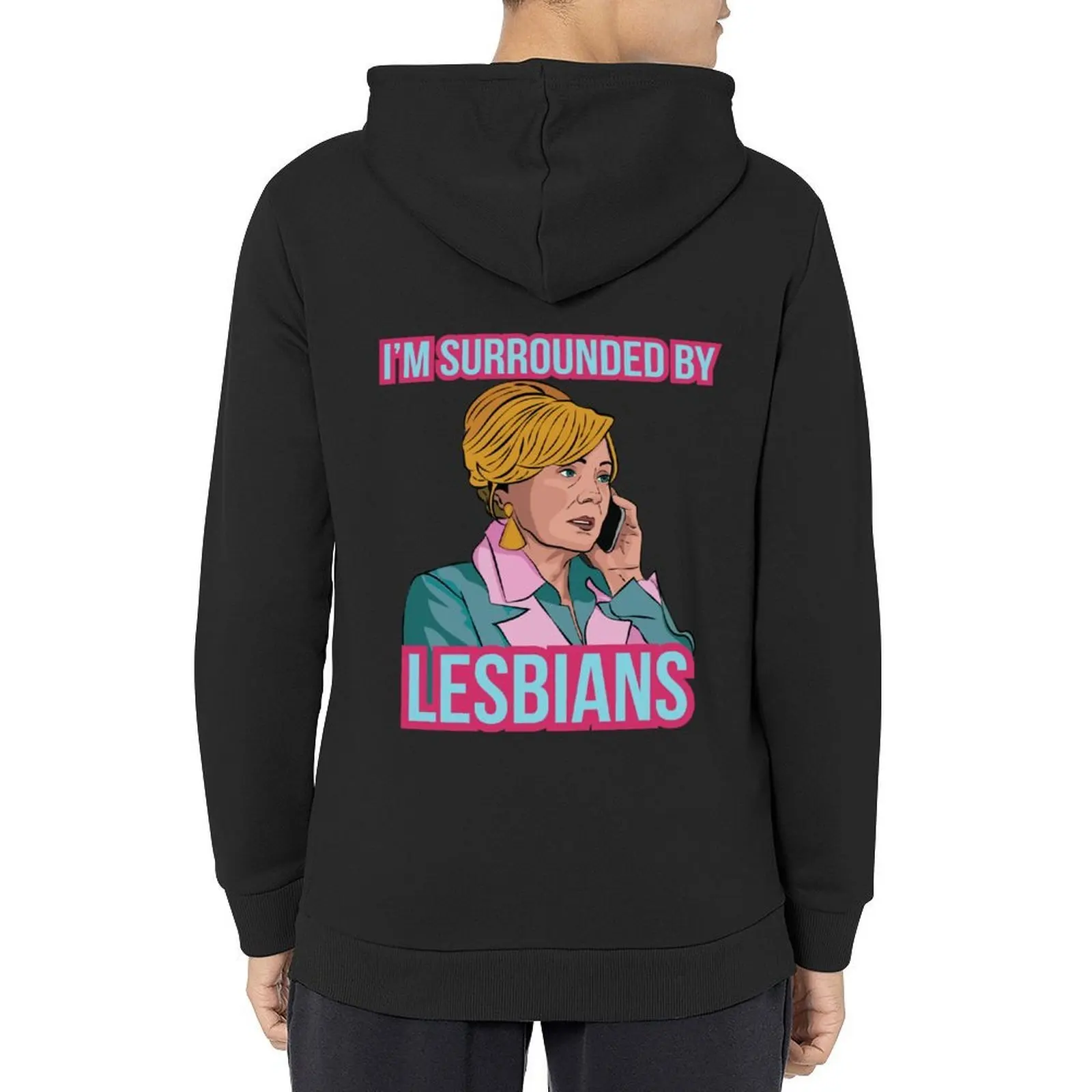 

Deborah Vance - "I'm surrounded by lesbians" Hoodie anime clothing hoodie man
