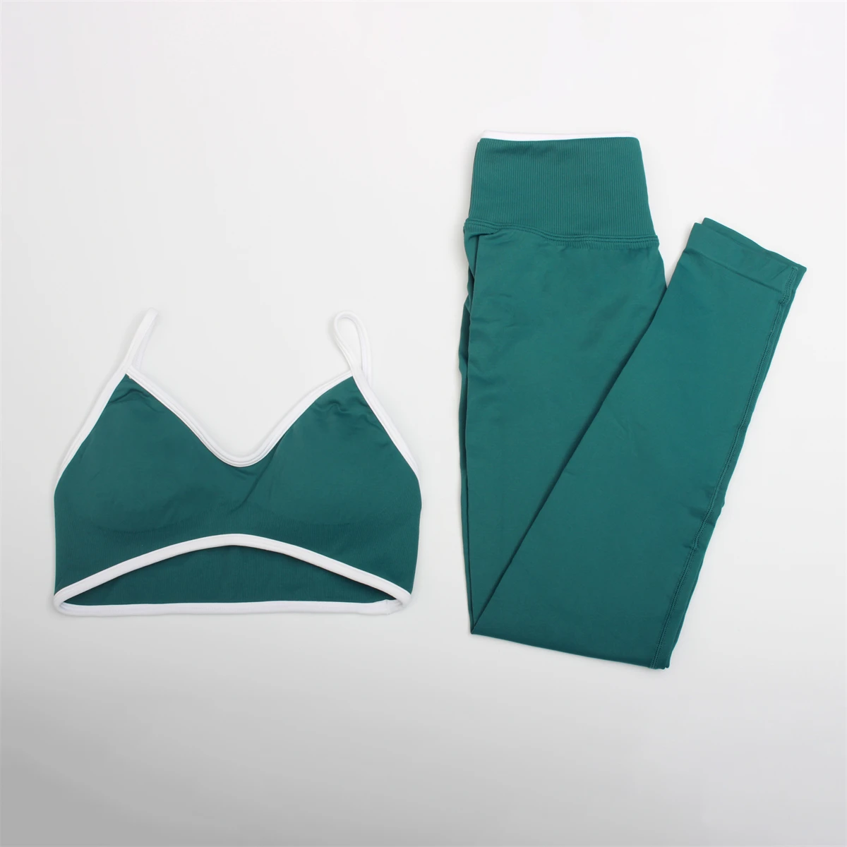 2 Set Pakaian Olahraga Wanita Gymshark Ignite Sculpt Scrunch Top Yoga Top Celana Pendek Seamless Gym Workout Sportswear Legging Pants