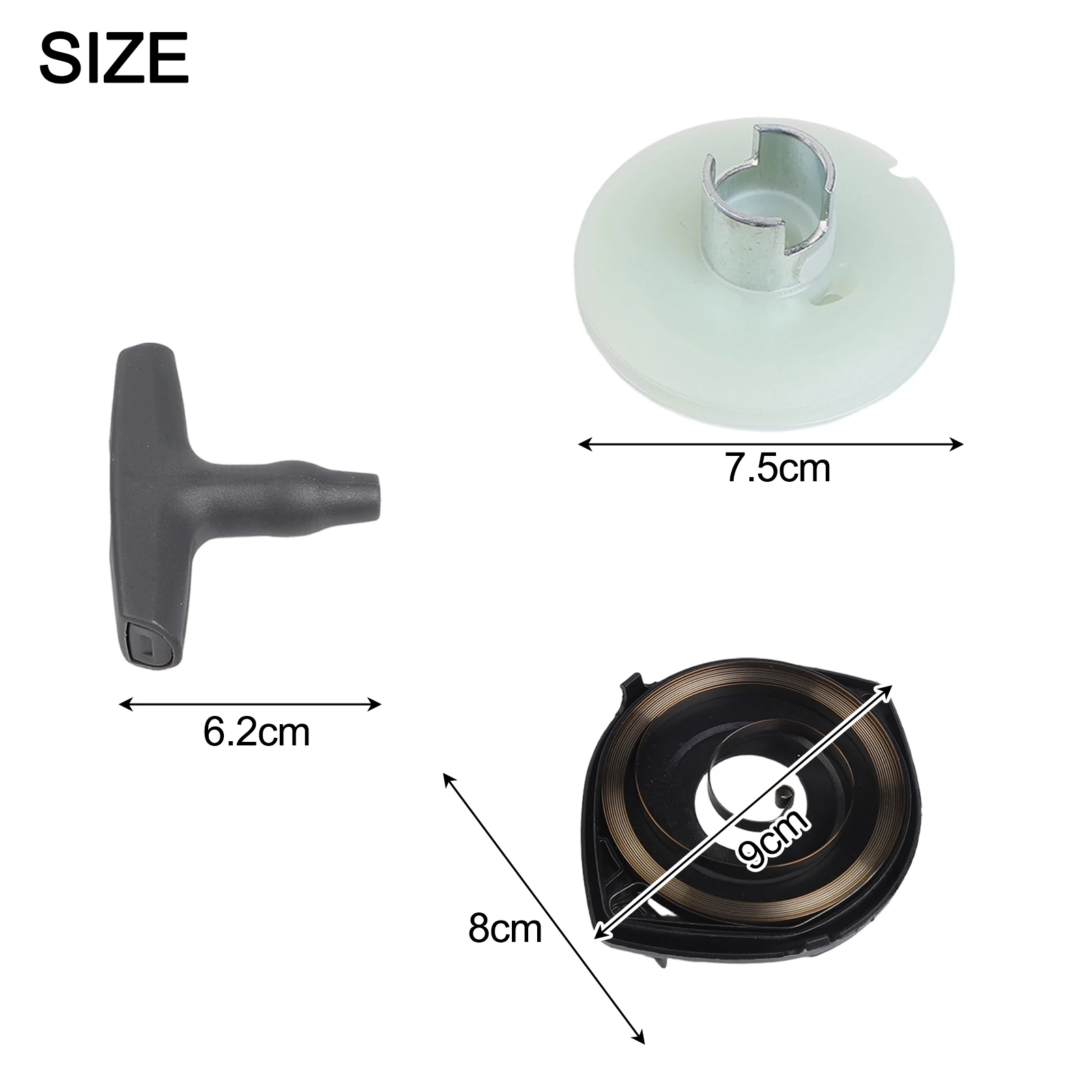 OEM Replacement Kit Recoil Starter Repair Kit Reliable Replacement Parts User-Friendly Installation For K750 For K760