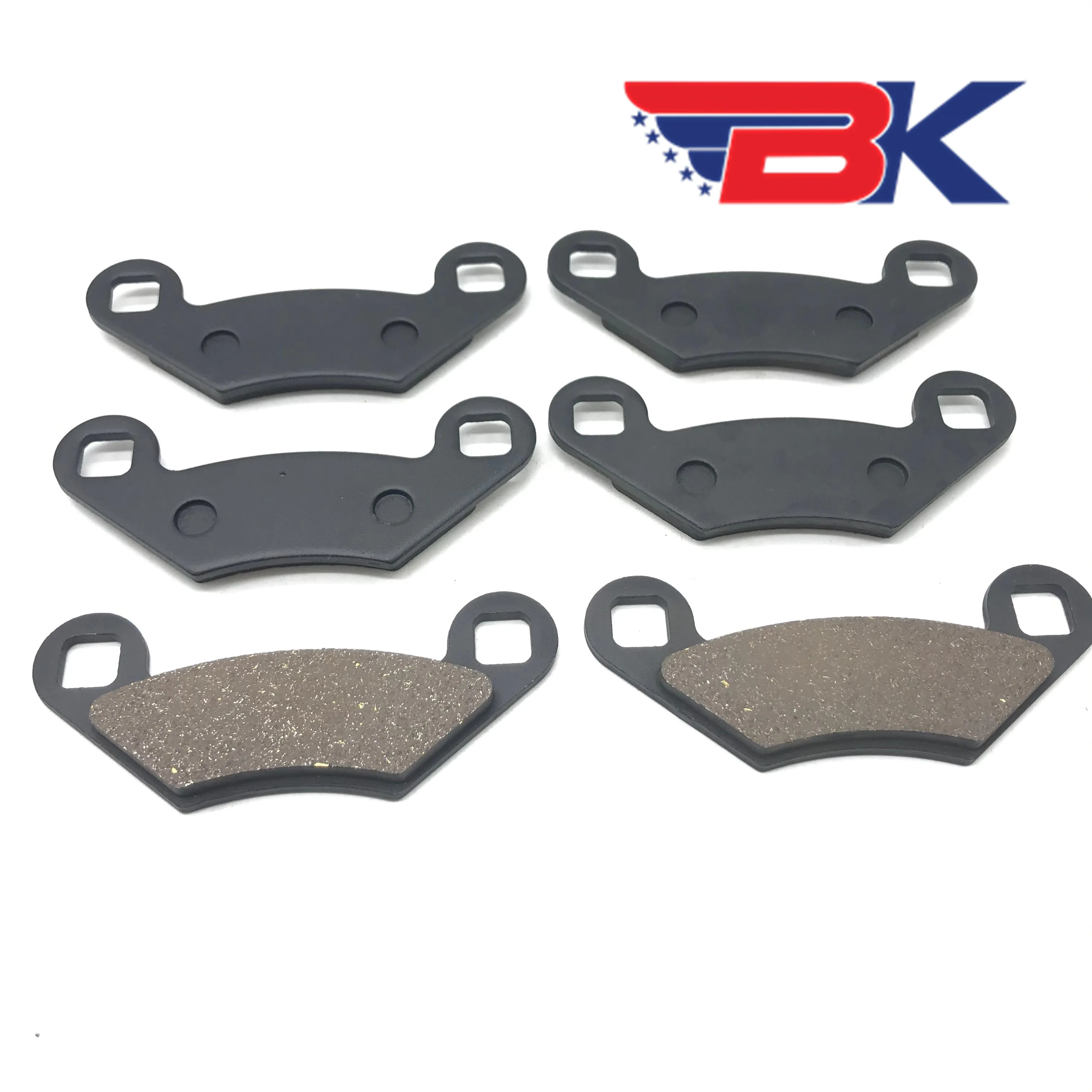 3Sets / 6pcs Brake Pads Fit For POLARIS SPORTSMAN 570 EFI 2014-2017 Front Rear Brakes