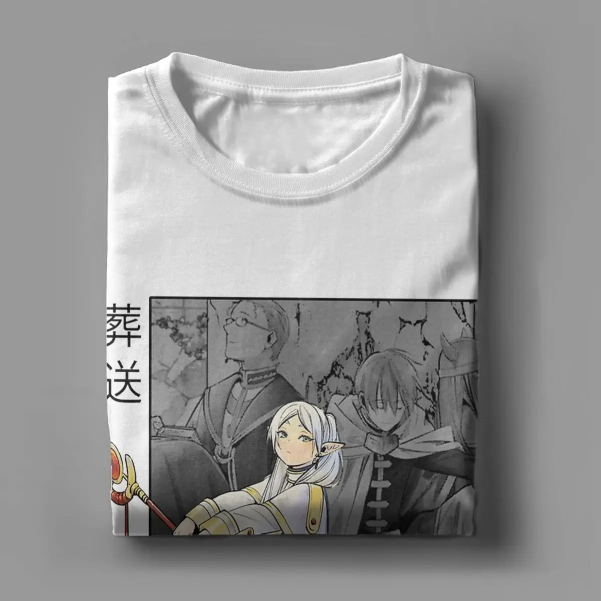 Sousou No Frieren Accessories Shirt for Men Women Frieren Beyond Journey's End Casual Cotton Graphic Printed Tees