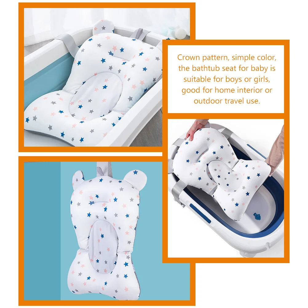

Suspension Pad Bathtub Infant Sink Insert Plastic Seat Cushion Newborn for