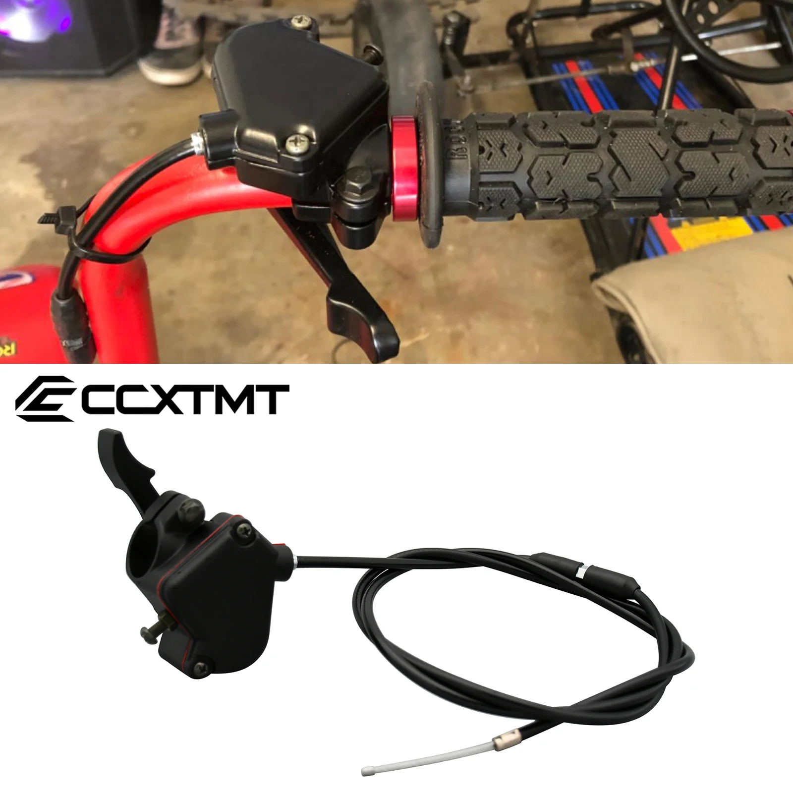 7/8 Inch 22mm Thumb Throttle Cable Accelerator Control Assembly For TaoTao ATV Quad Kart Dirt Bike 125cc 150cc 200cc 250cc 300cc
