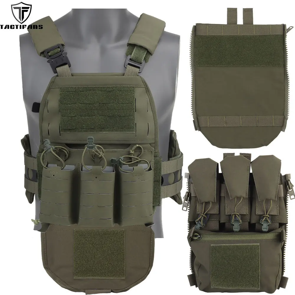 

Tactical Vest FCPC V5 Fanny Pouch Water Backpanel Banger Bag Combination Ferro Style Airsoft Hunting MOLLE Modular Plate Carrier