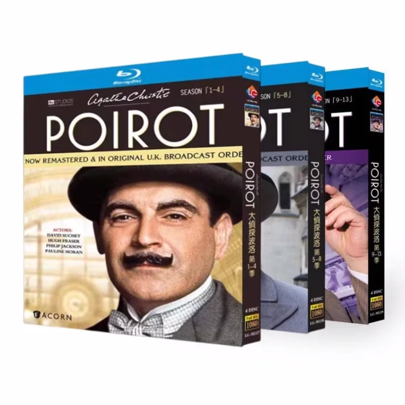 

Агата Кристи: Пуаро, сезоны 1-13, Blu-ray диск