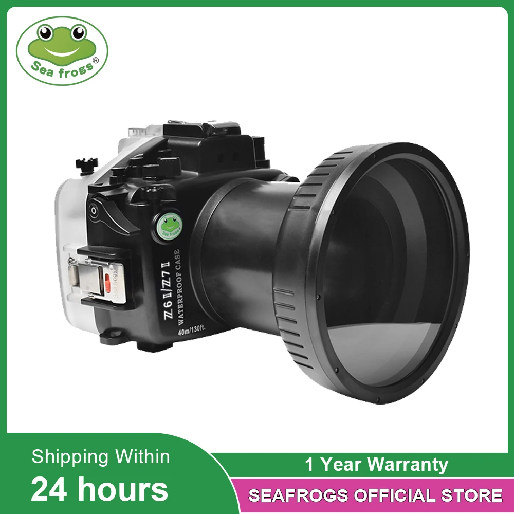 

Seafrogs 40M/130FT Underwater Housing For Nikon Z7II/Z6II (Standard Flat Port)