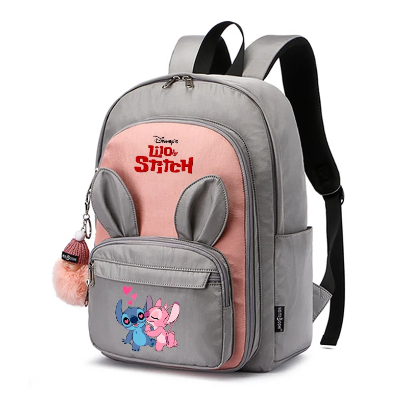 

Lilo Stitch Kids Backpack For Girls Boys Waterproof Backpacks Children Orthopedics Rabbit Ears School Bags Travel Mochila