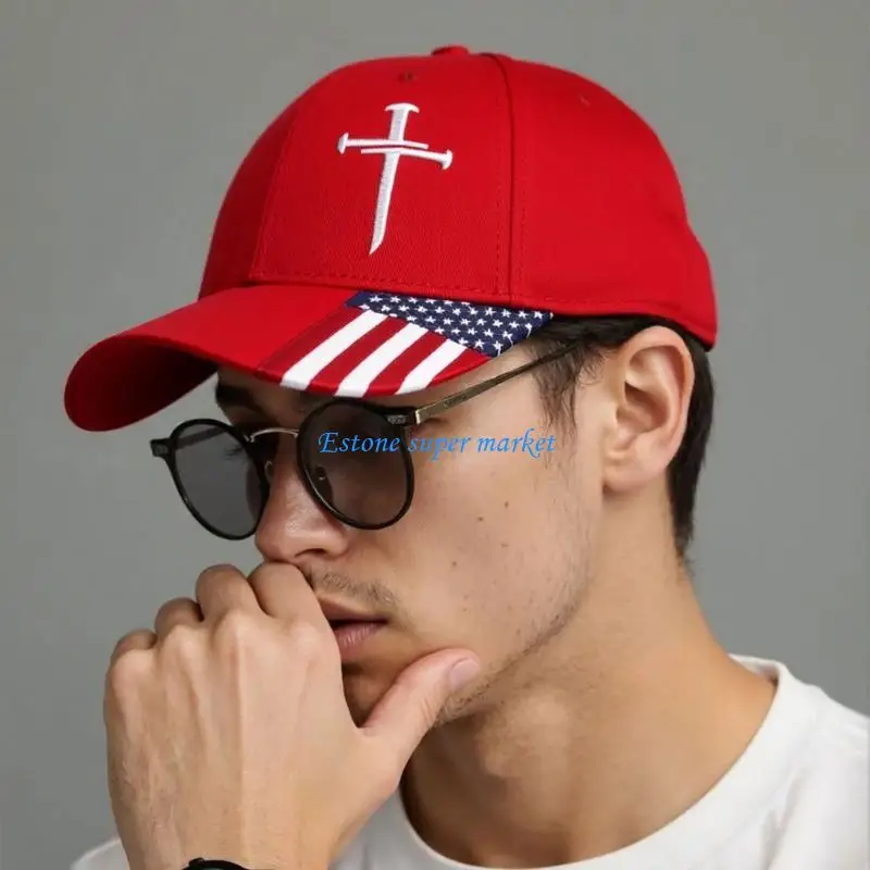 

090B Embroidered Crusader Cotton Baseball Cap For Infants Adjustable Sun