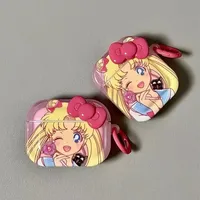 Cute cartoon Sailor Moon AirPods 1/2 case creative AirPods pro2 wireless bluetooth earphone cover 3rd generation holiday gift