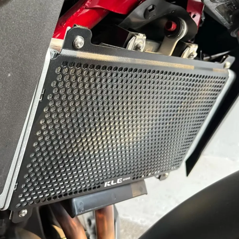 

For Kawasaki KLE500 KLE 500 kle500 2026 Motorcycle Accessories Radiator Guard Grille Cover Protector Protection kle 500