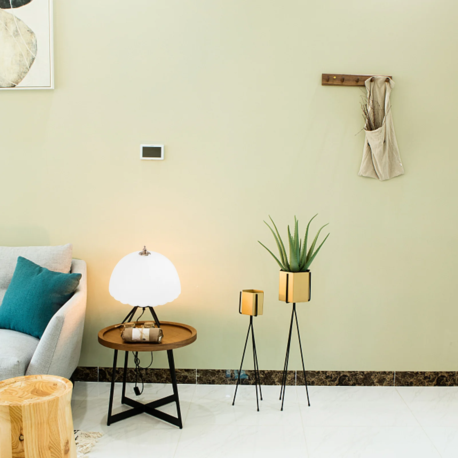 

1Pcs Round Frosted Watermelon Grain Glass Lampshade Simple Elegant Design for Table Desk Ceiling Lamp Decorative Household Light