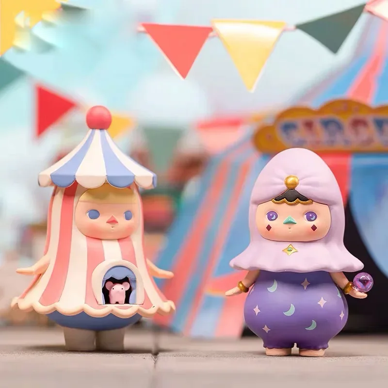 

POP MART PUCKY Fairy Circus Series слепая коробка сумка для догадок украшение для рабочего стола милая модель подарок игрушки для девочек аниме