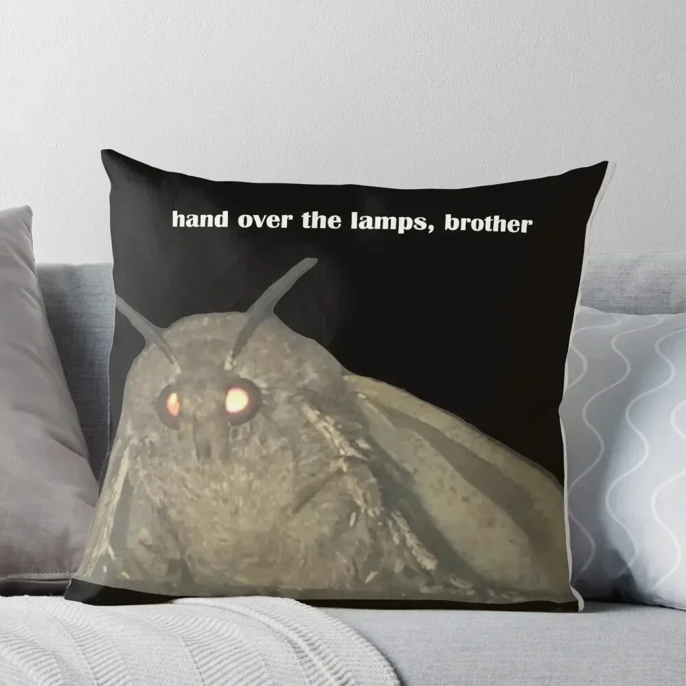 

Moth Meme Lamp Throw Pillow Cushion Cover Set Sofa Cushions Covers Decorative pillow case Bed pillowcases pillow